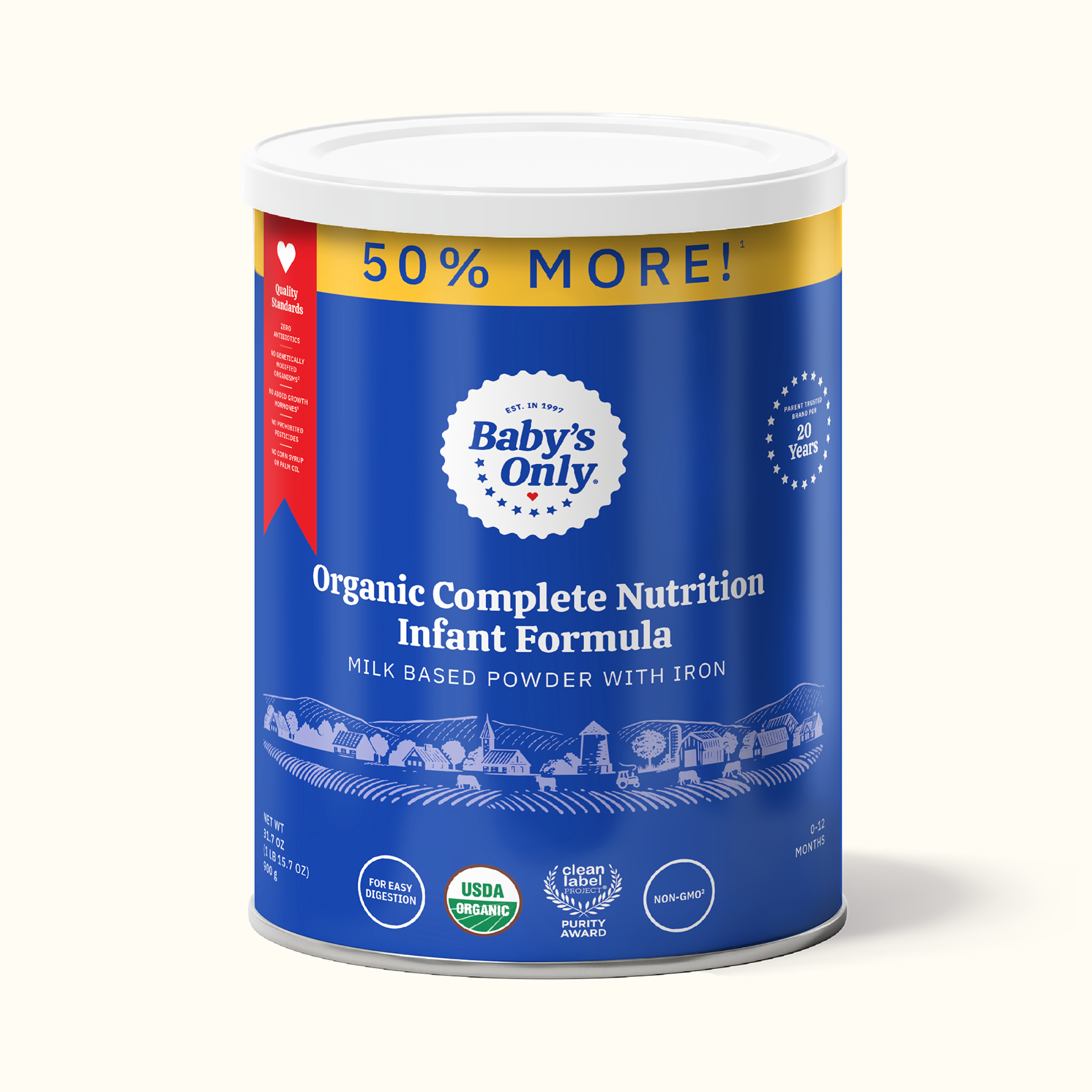 Organic Complete Nutrition Infant Formula Baby s Only