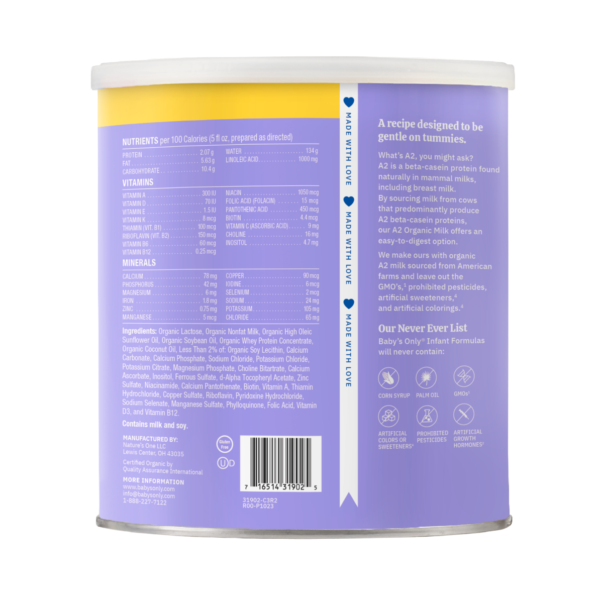 A2 Organic Milk Infant Formula