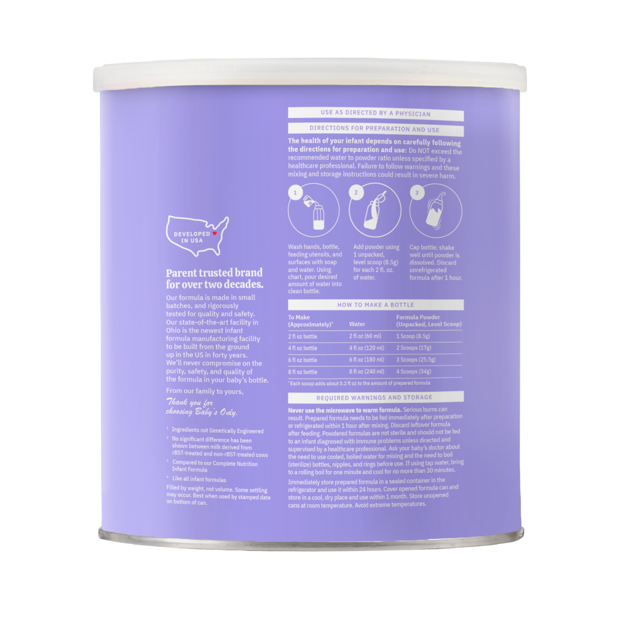 A2 Organic Milk Infant Formula