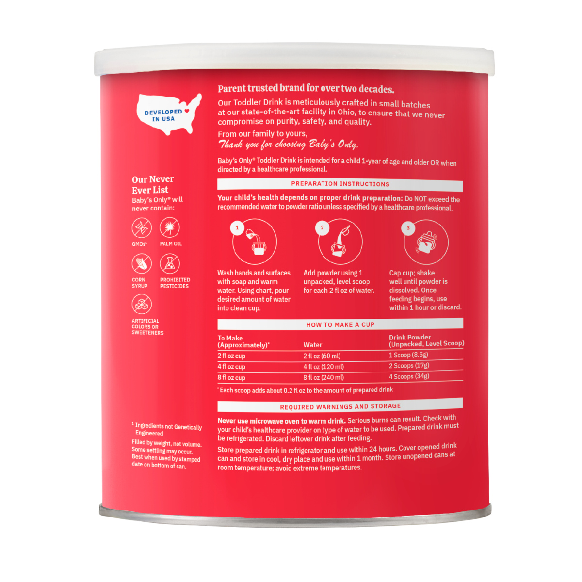 Organic Dairy with Whey Toddler Drink