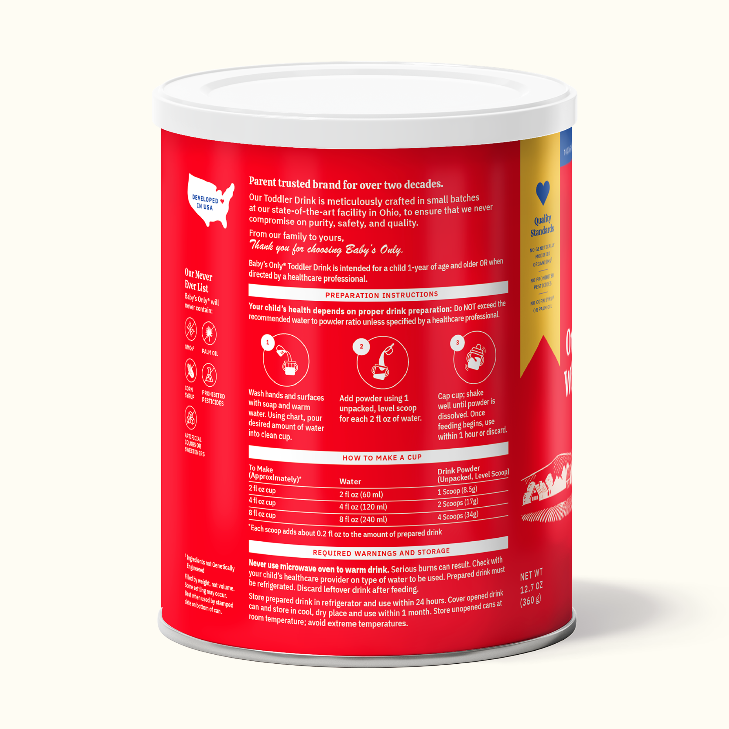 Baby's only 2024 organic soy formula