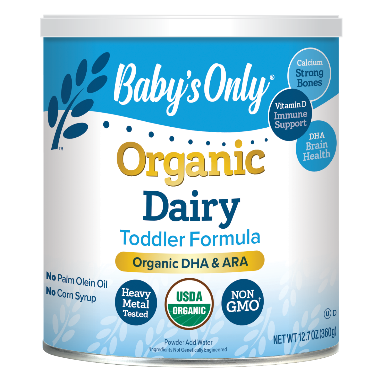 Organic Dairy DHA/ARA Toddler Formula