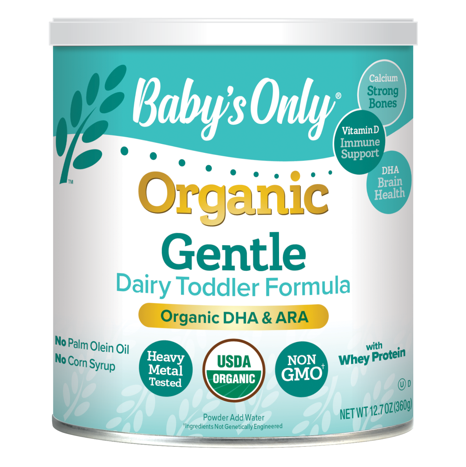 Organic Gentle Dairy DHA/ARA Toddler Formula