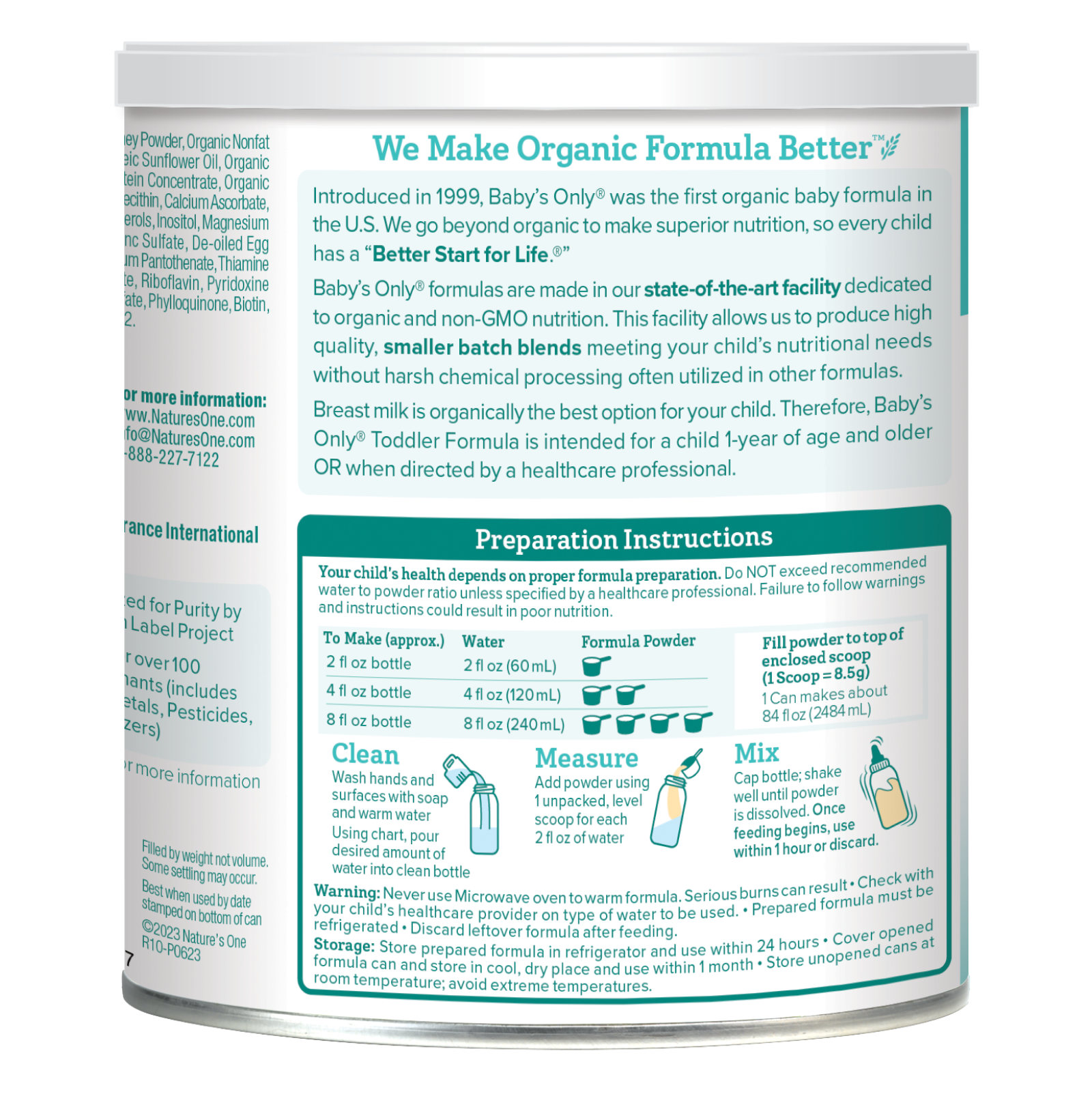 Baby's only lactorelief deals ingredients