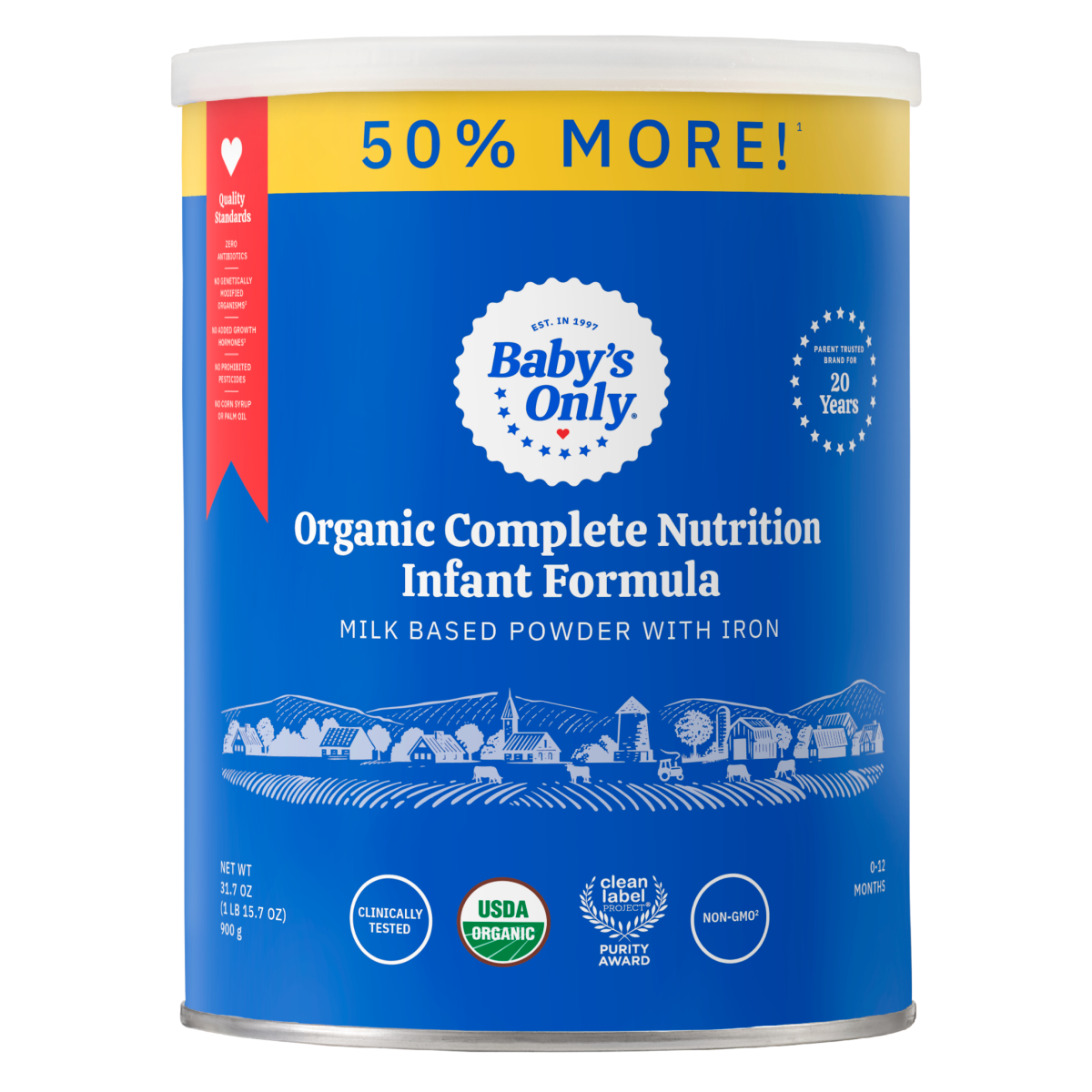 Organic Complete Nutrition Infant Formula